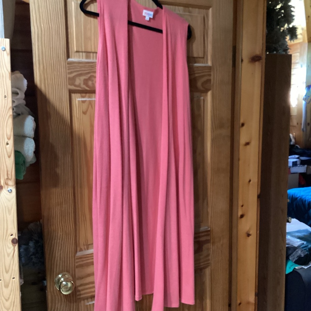 LuLaRoe Joy long length layering vest